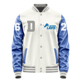 Detroit Lions #26 Jahmyr Gibbs Varsity Letter Jacket