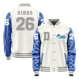Detroit Lions #26 Jahmyr Gibbs Varsity Letter Jacket