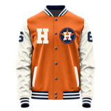 Houston Astros #6 Jake Meyers Varsity Letter Jacket