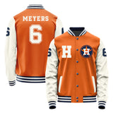 Houston Astros #6 Jake Meyers Varsity Letter Jacket