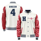 Houston Rockets #4 Jalen Green Varsity Letter Jacket