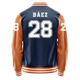 Detroit Tigers #28 Javier Báez Varsity Letter Jacket