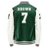 Boston Celtics #7 Jaylen Brown Varsity Letter Jacket