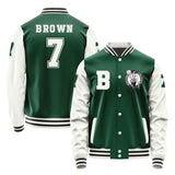 Boston Celtics #7 Jaylen Brown Varsity Letter Jacket