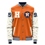 Houston Astros #27 José Altuve Varsity Letter Jacket