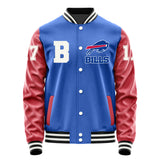 Buffalo Bills #17 Josh Allen Varsity Letter Jacket