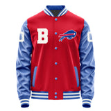 Buffalo Bills #0 Keon Coleman Varsity Letter Jacket