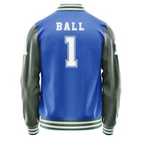 Charlotte Hornets #1 LaMelo Ball Varsity Letter Jacket