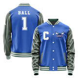 Charlotte Hornets #1 LaMelo Ball Varsity Letter Jacket