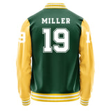 Athletics #19 Mason Miller Varsity Letter Jacket