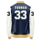 Indiana Pacers #33 Myles Turner Varsity Letter Jacket
