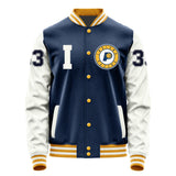 Indiana Pacers #33 Myles Turner Varsity Letter Jacket