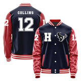 Houston Texans #12 Nico Collins Varsity Letter Jacket