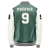 Chicago Bulls #9 Nikola Vučević Varsity Letter Jacket