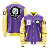 Orlando City Sc Varsity Letter Jacket Custom Letter & Number