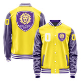 Orlando City Sc Varsity Letter Jacket Custom Letter & Number