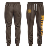 Custom Brown Yellow Pants