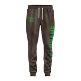 Custom Brown Emerald Green Pants