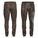 Custom Brown Dark Grey Pants