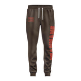 Custom Brown Coral Red Pants