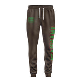Custom Brown Emerald Green Pants