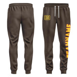 Custom Brown Gold Pants