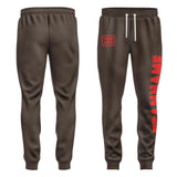 Custom Brown Orange Red Pants