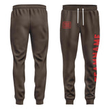 Custom Brown Red Pants
