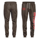 Custom Brown Red Pants