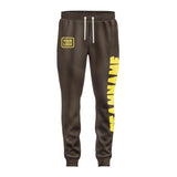 Custom Brown Light Yellow Pants