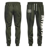 Custom Olive Cream Pants