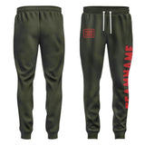Custom Olive Red Pants