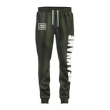 Custom Olive White Pants