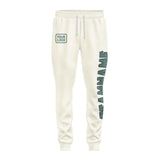Custom Cream Blue Green Pants