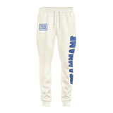 Custom Cream Sky Blue Pants
