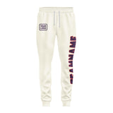 Custom Cream Purple Pants