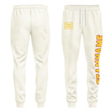 Custom Cream Gold Pants