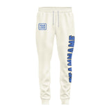 Custom Cream Sky Blue Pants