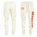 Custom Cream Orange Pants