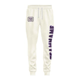 Custom Cream Purple Pants