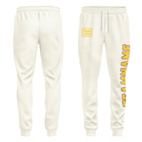 Custom Cream Gold Pants