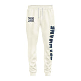 Custom Cream Blue Pants