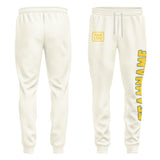 Custom Cream Gold Pants