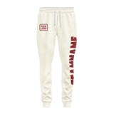 Custom Cream Crimson Red Pants