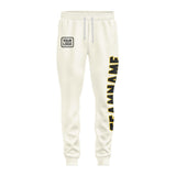 Custom Cream Black Pants