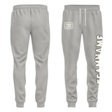 Custom Gray Cream Pants