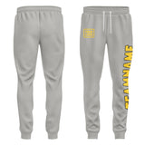 Custom Gray Gold Pants