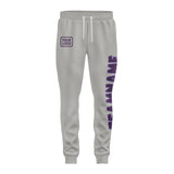 Custom Gray Purple Pants