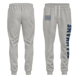 Custom Gray Blue Pants