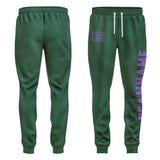 Custom Green Light Purple Pants